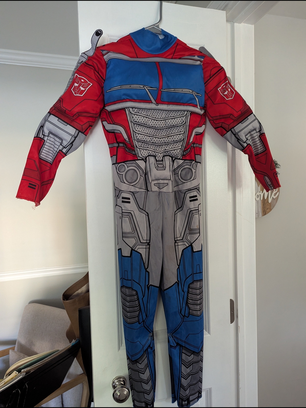 Hasbro Red and Blue Superhero Robot Costume